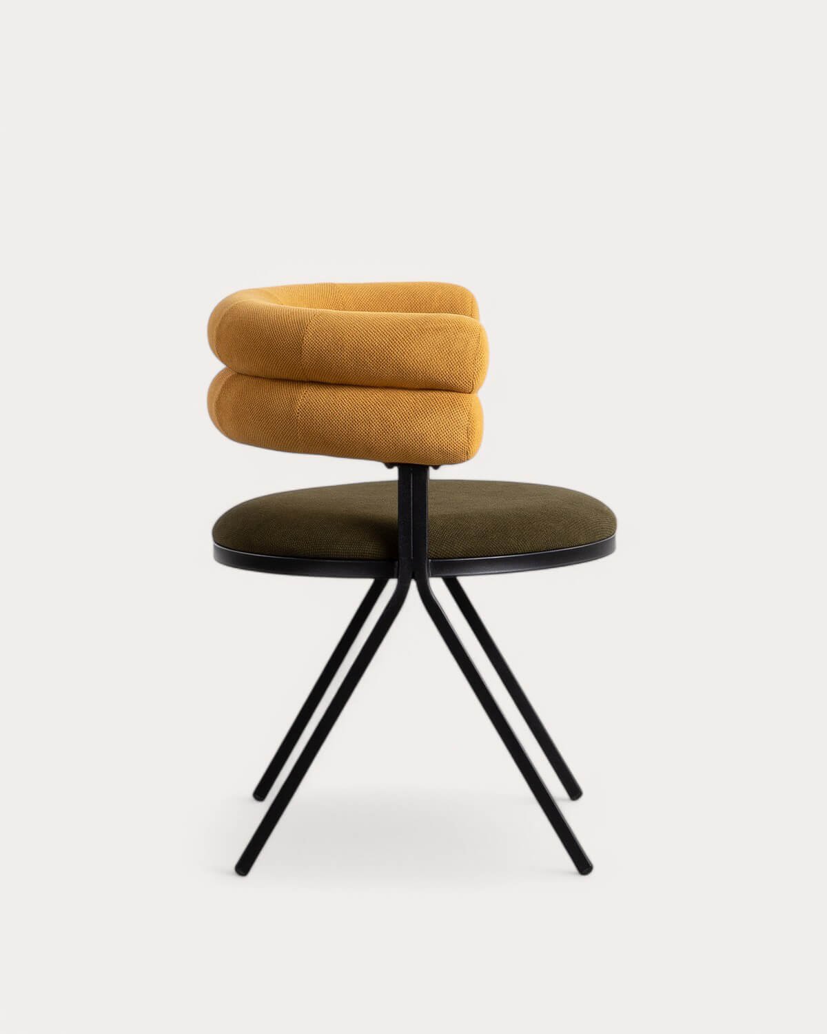 Chaise de Salle à Manger en Tissu et Métal Aixa, image de la gelerie 4