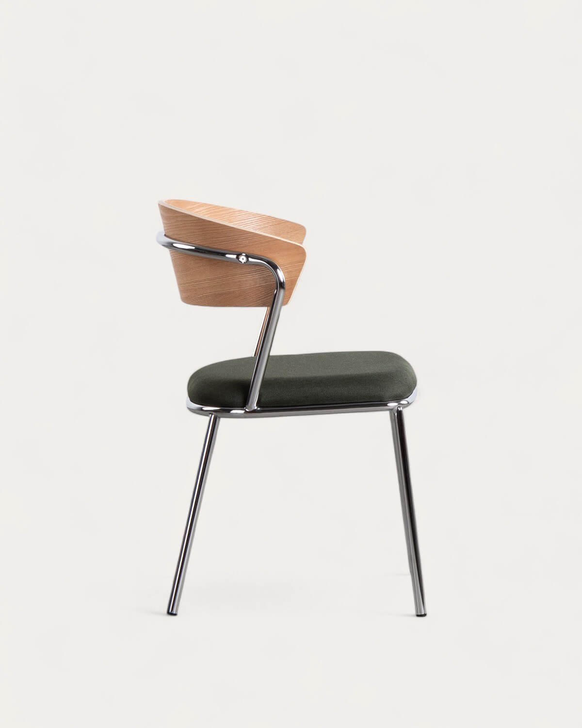 Pack 2 Chaises de Salle à Manger en Bois et Métal Arua, image de la gelerie 4