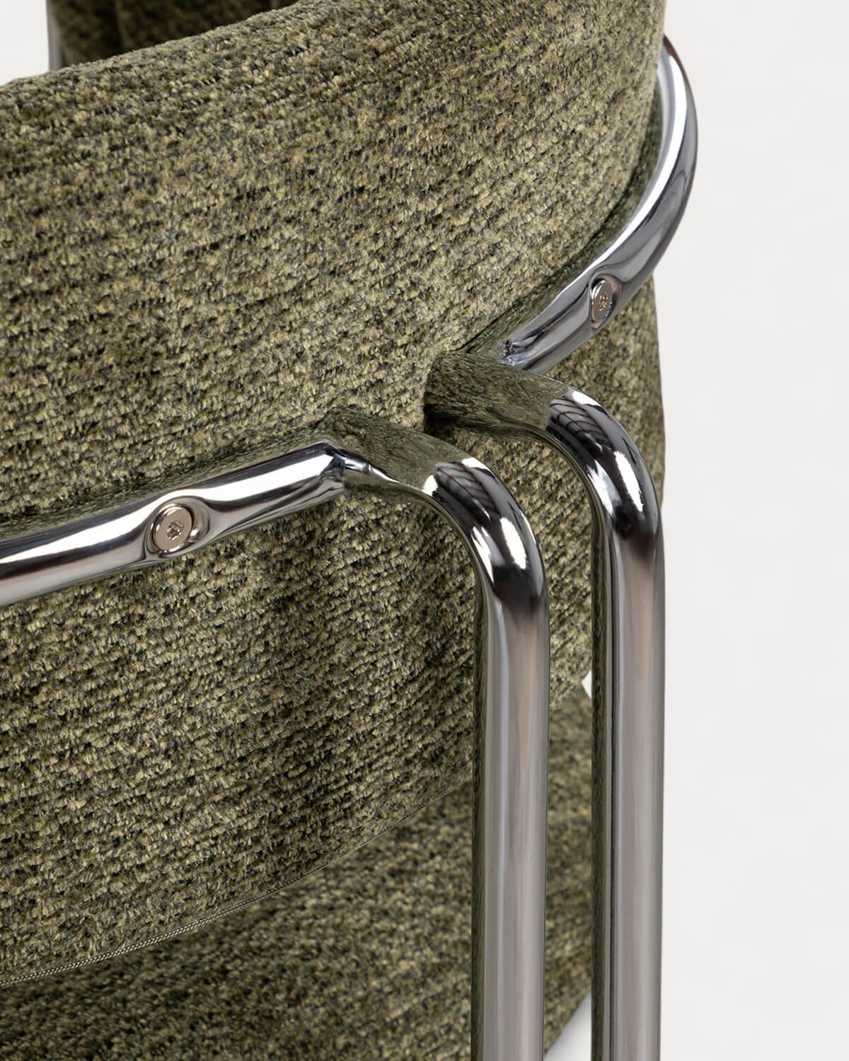 Pack 4 Chaises de Salle à Manger en Tissu et Métal Petra , image de la gelerie 7