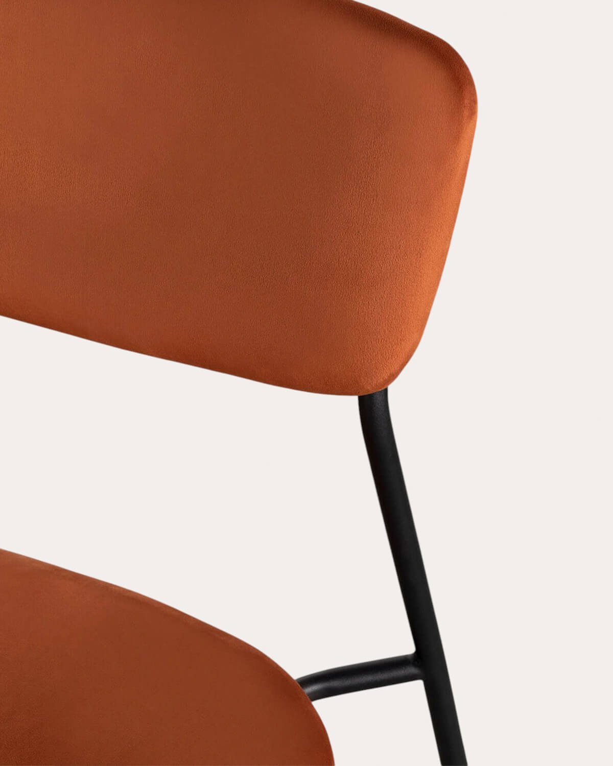 Chaise de Salle à Manger en Métal et Velours Morgan, image de la gelerie 7