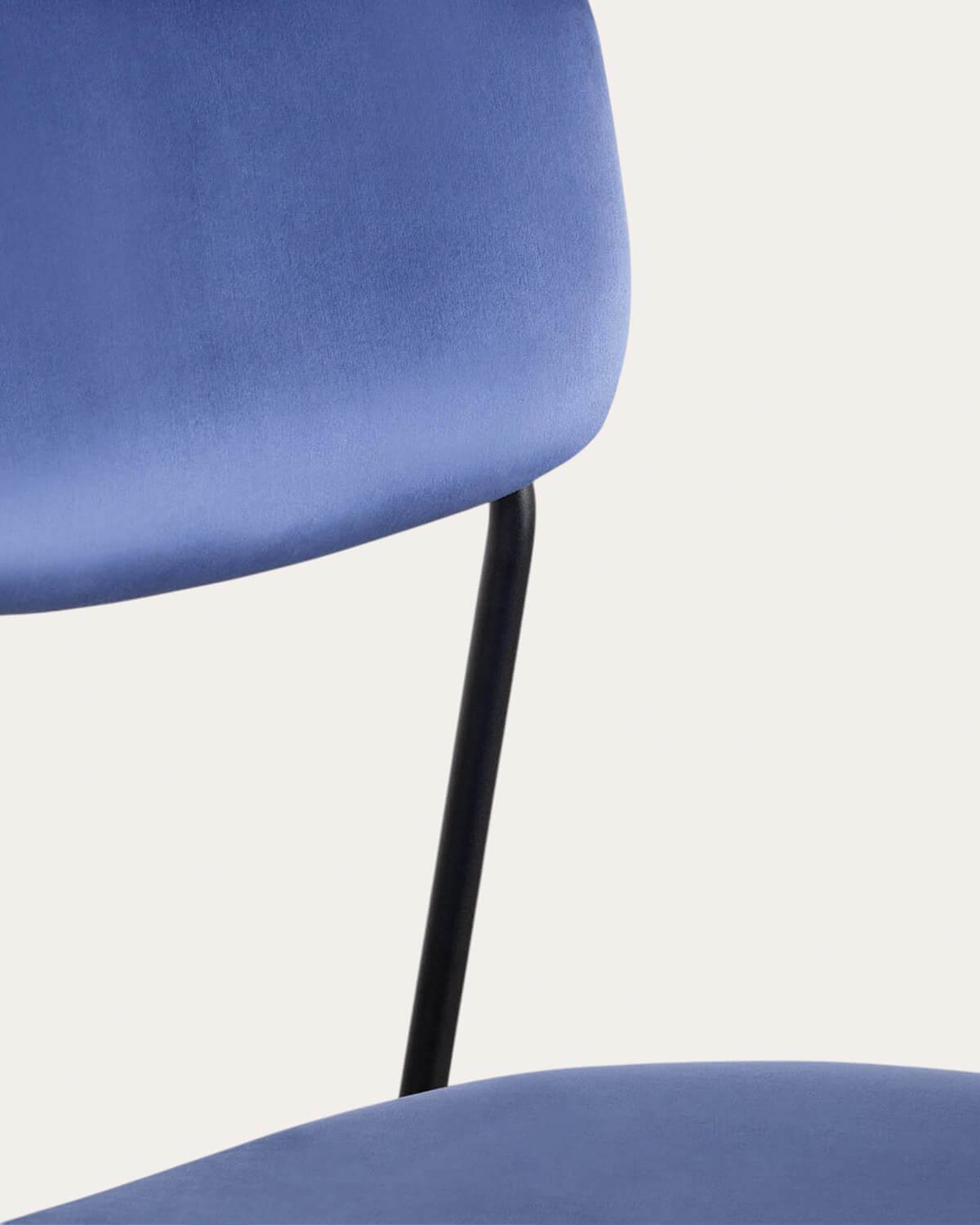 Chaise de Salle à Manger en Métal et Velours Morgan, image de la gelerie 8