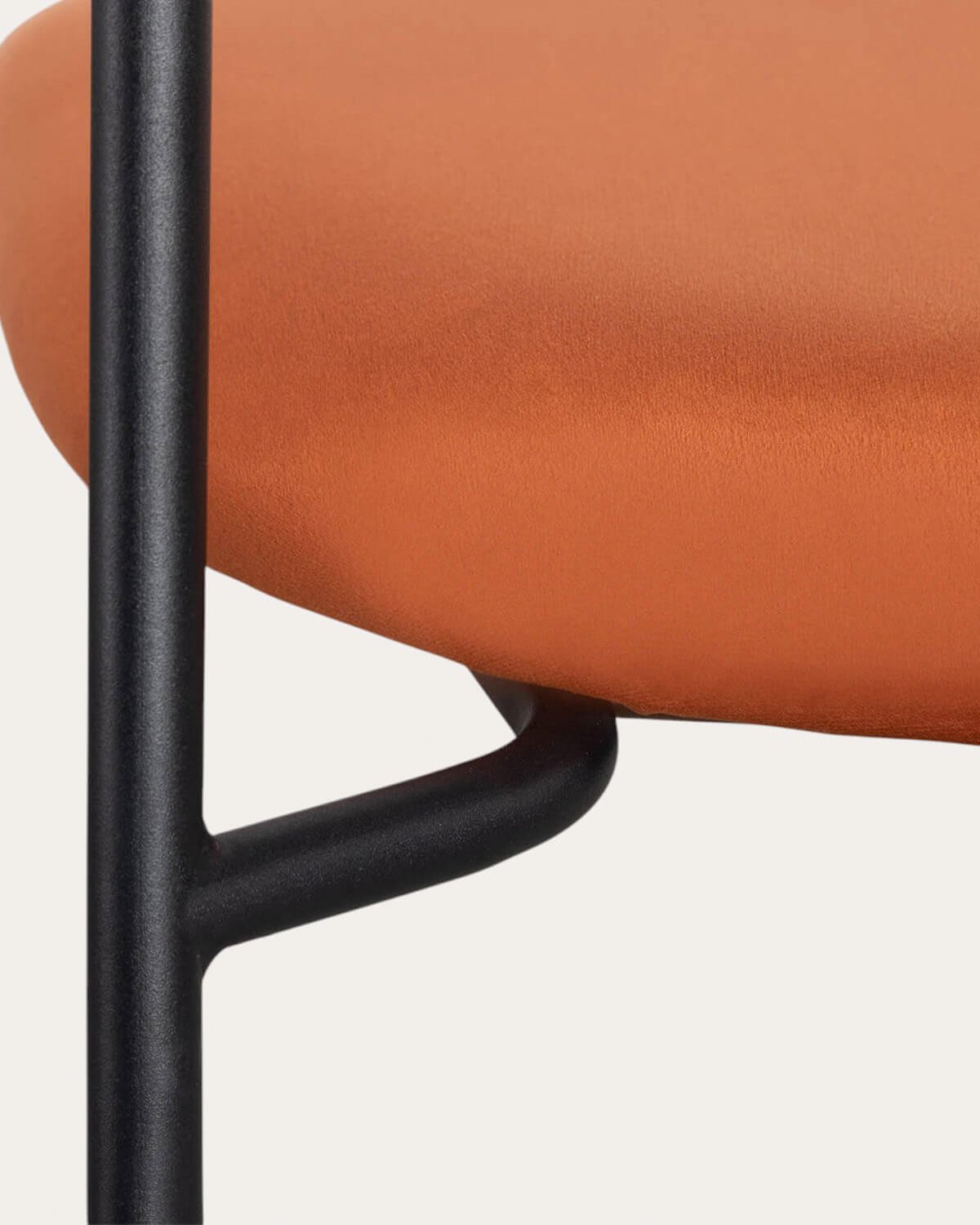 Pack 2 Chaises de Salle à Manger en Métal et Velours Morgan, image de la gelerie 6