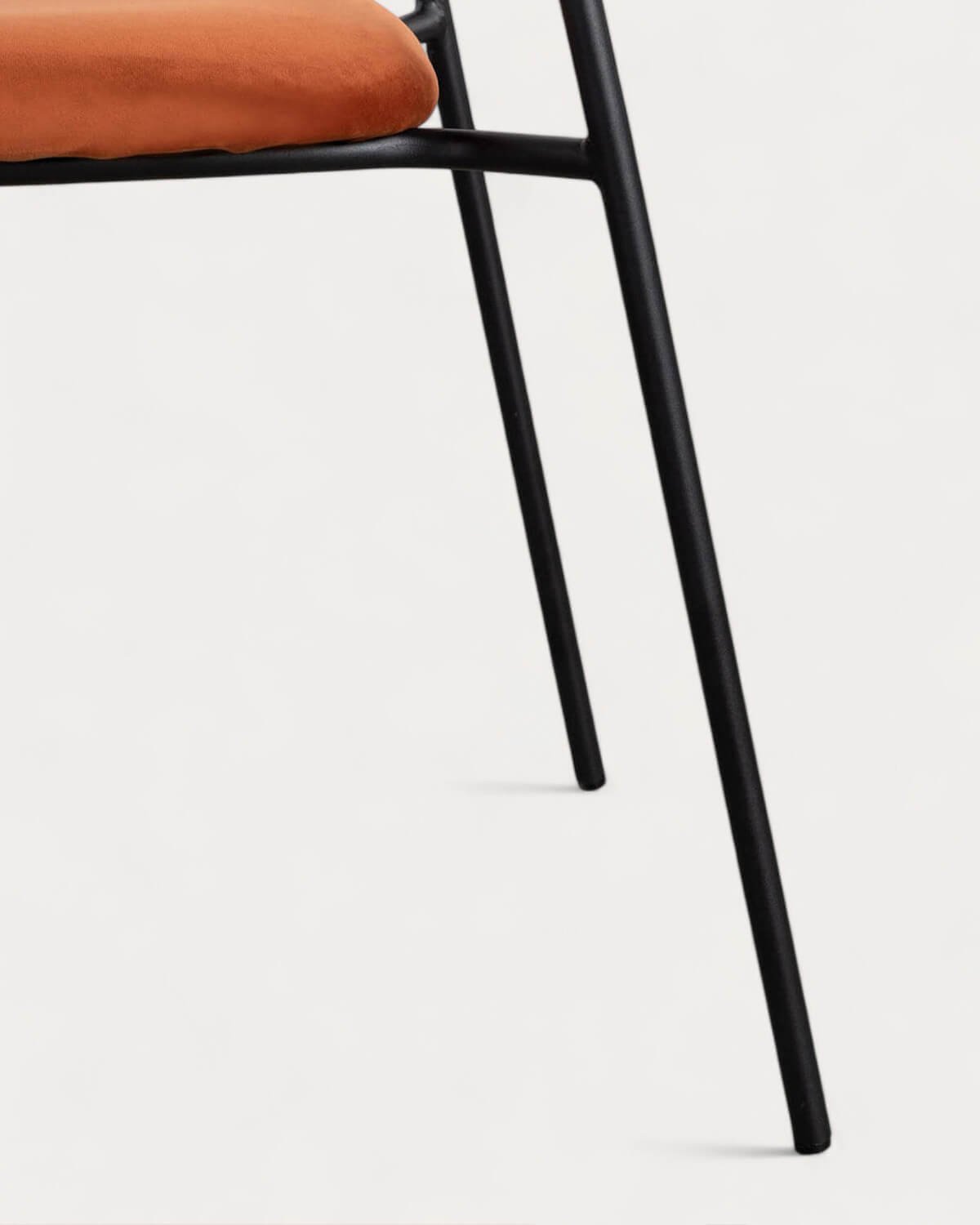 Pack 2 Chaises de Salle à Manger en Métal et Velours Morgan, image de la gelerie 8