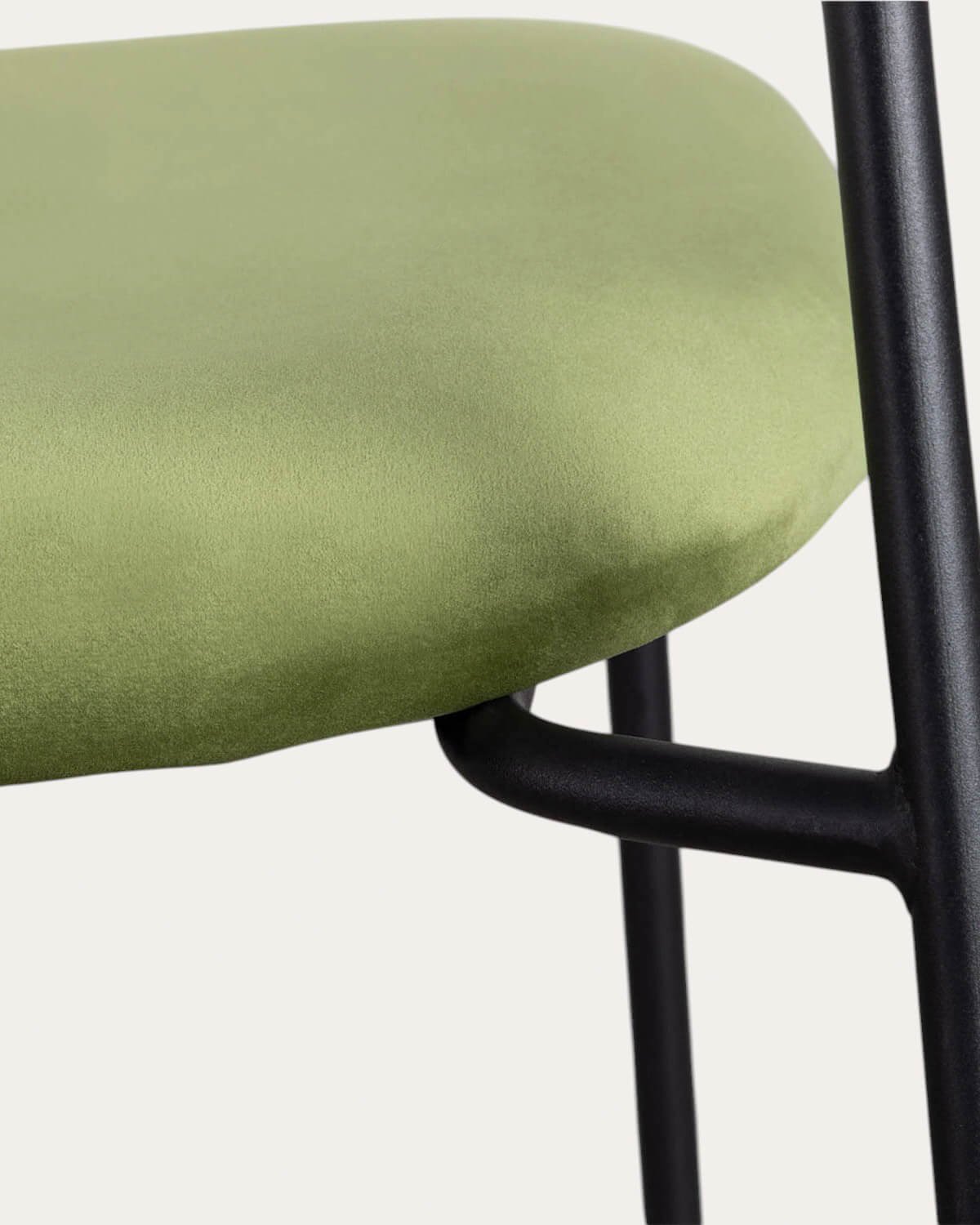 Pack 2 Chaises de Salle à Manger en Métal et Velours Morgan, image de la gelerie 7