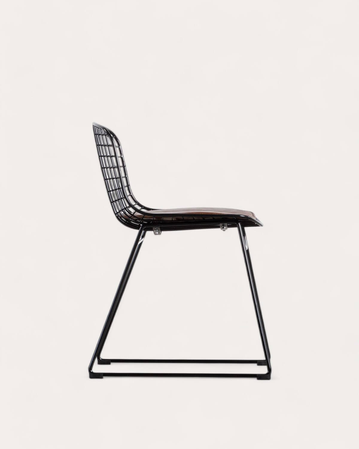 Chaise de Salle à Manger en Métal Aras à Dossier bas , image de la gelerie 4