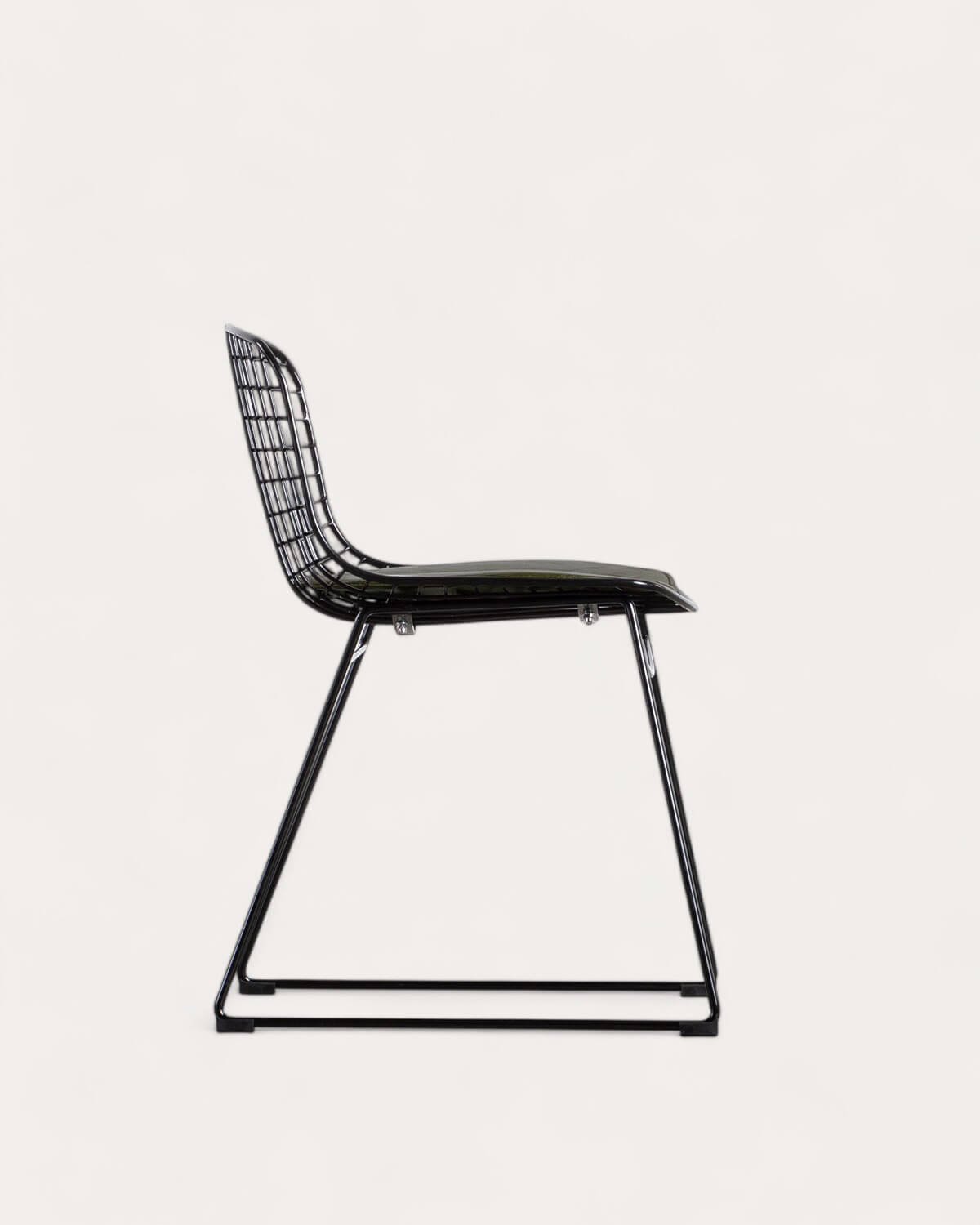 Chaise de Salle à Manger en Métal Aras à Dossier bas , image de la gelerie 4