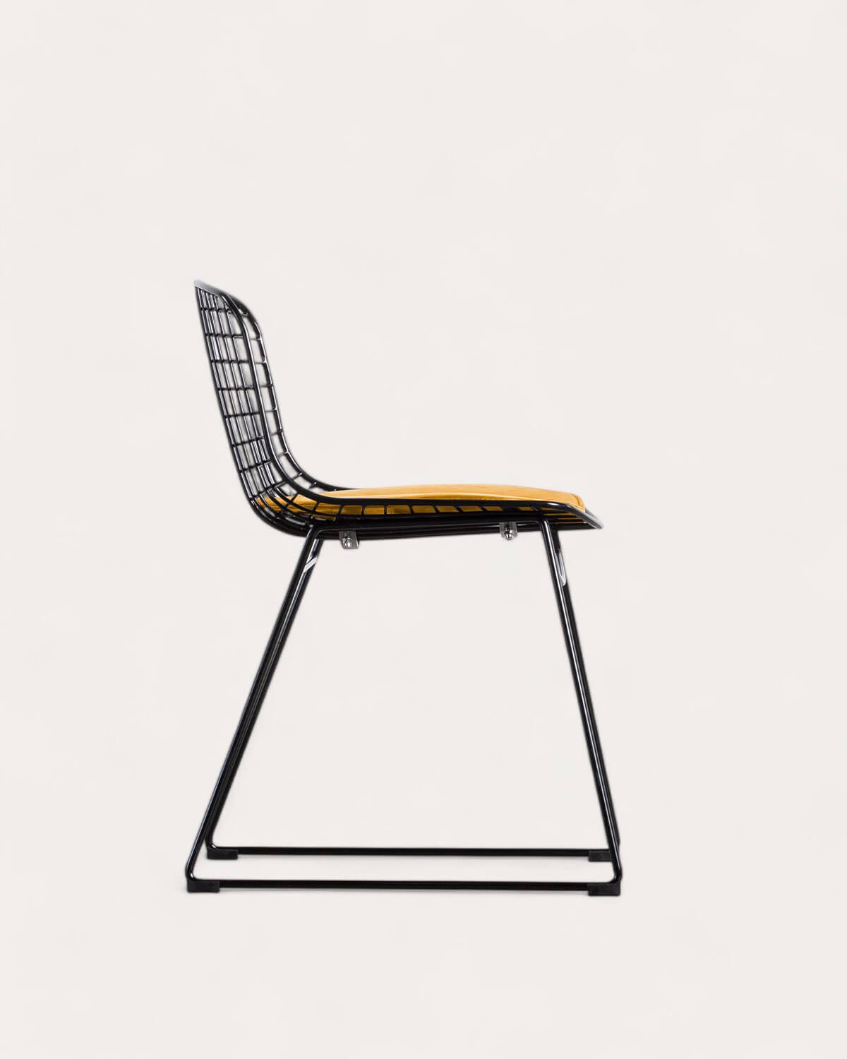 Chaise de Salle à Manger en Métal Aras à Dossier bas , image de la gelerie 4