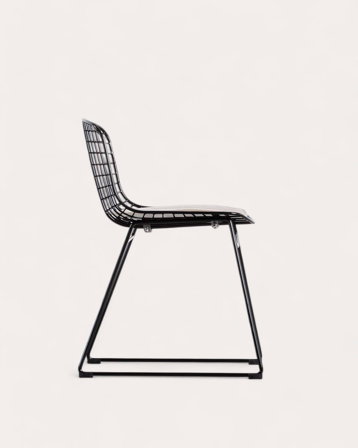 Chaise de Salle à Manger en Métal Aras à Dossier bas , image de la gelerie 4