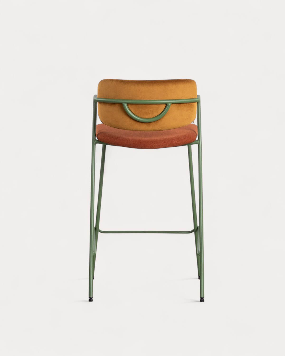 Tabouret Haut Velours et Tissu (65 cm) Irun, image de la gelerie 5