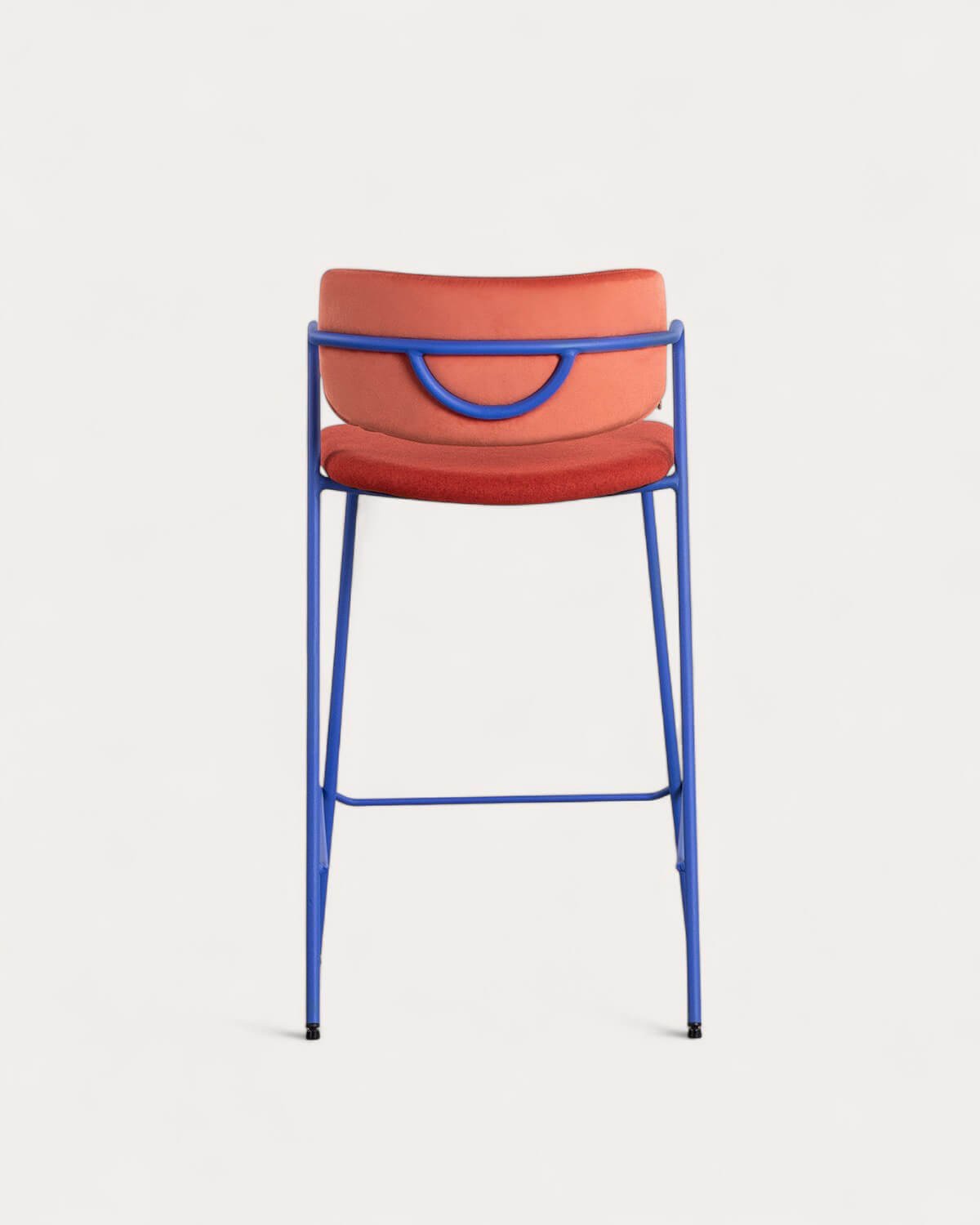 Tabouret Haut Velours et Tissu (65 cm) Irun, image de la gelerie 6