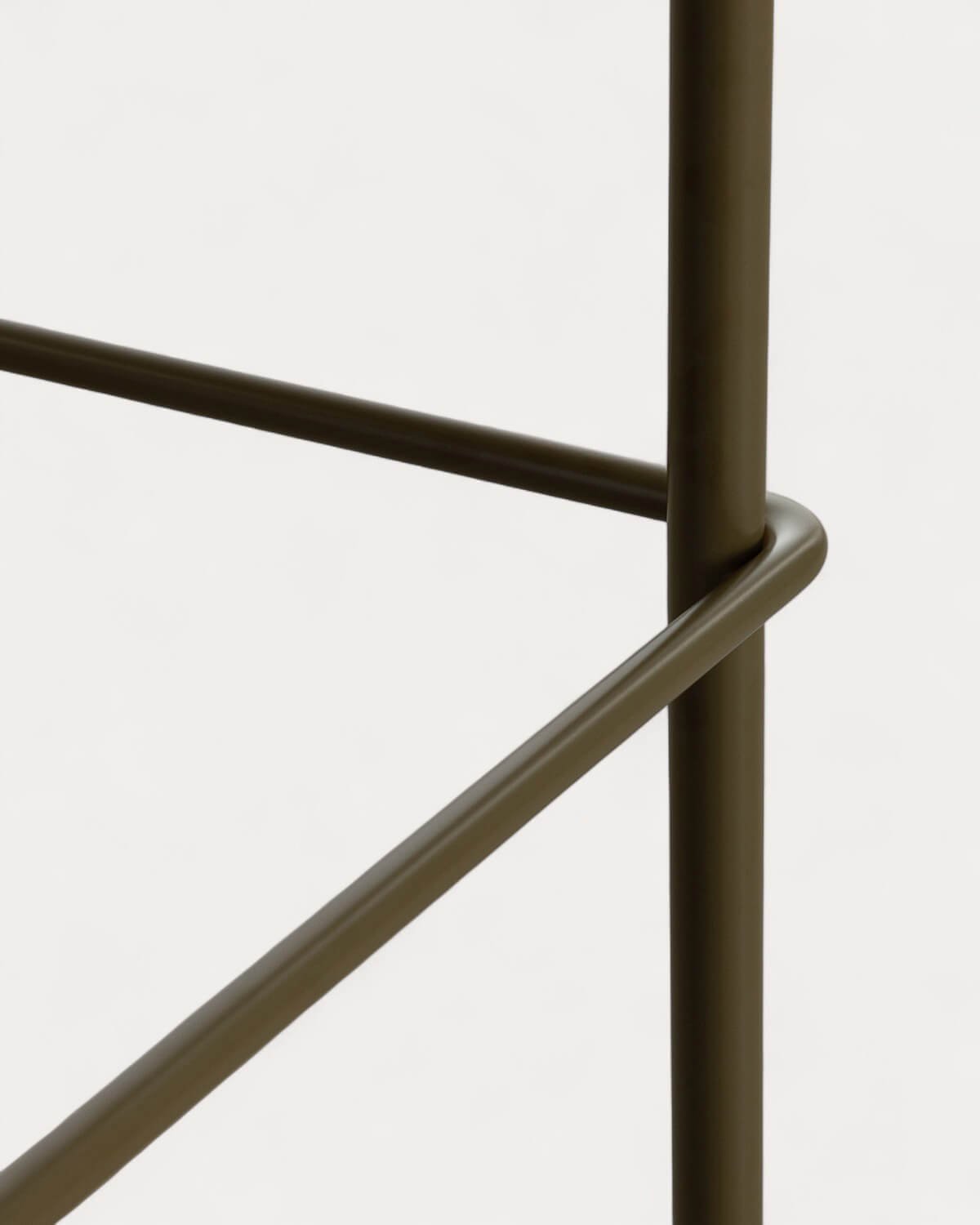 Tabouret Haut en Rotin Naturel et Métal (75 cm) Vili , image de la gelerie 8