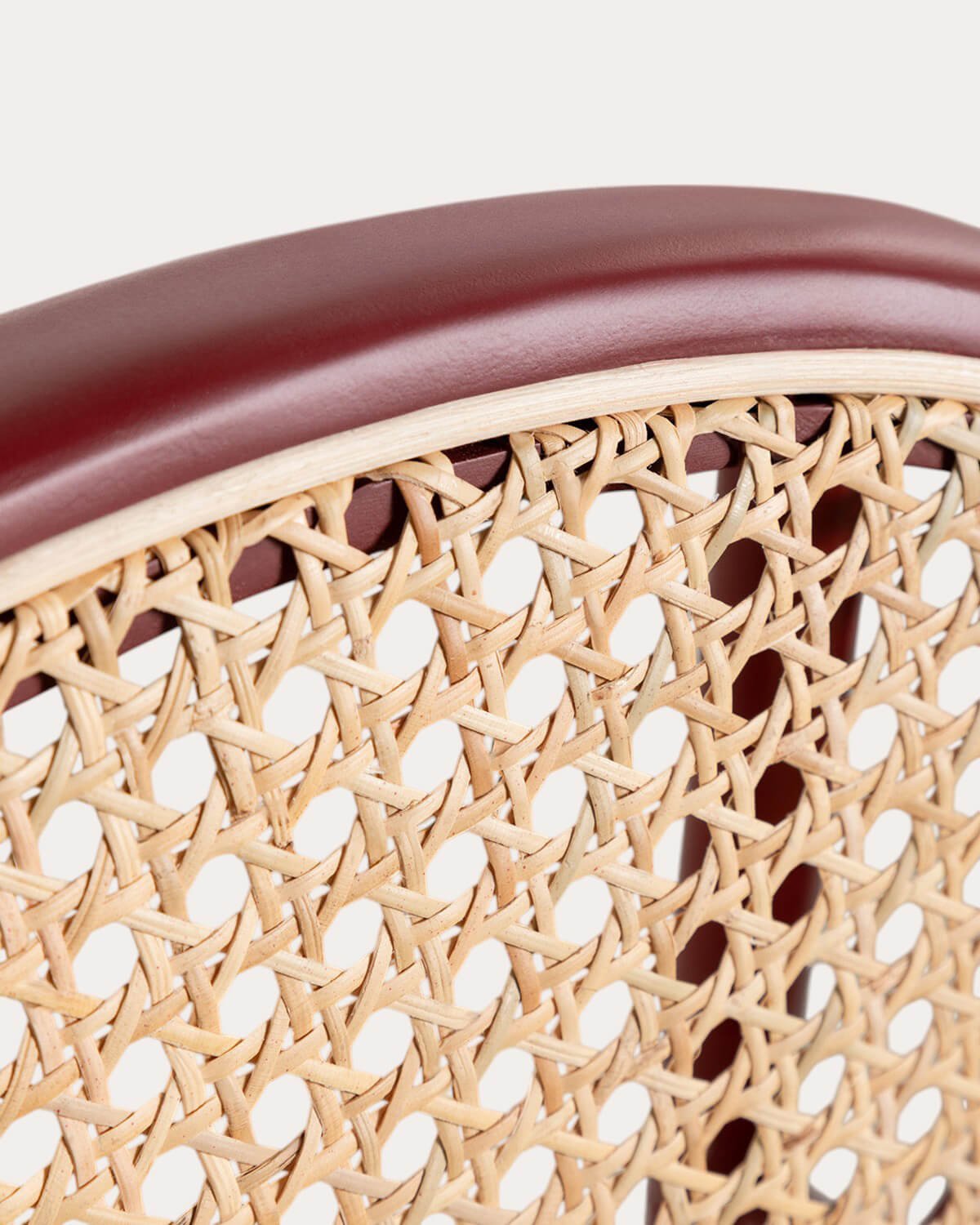 Tabouret Haut en Rotin Naturel et Métal (75 cm) Vili , image de la gelerie 7