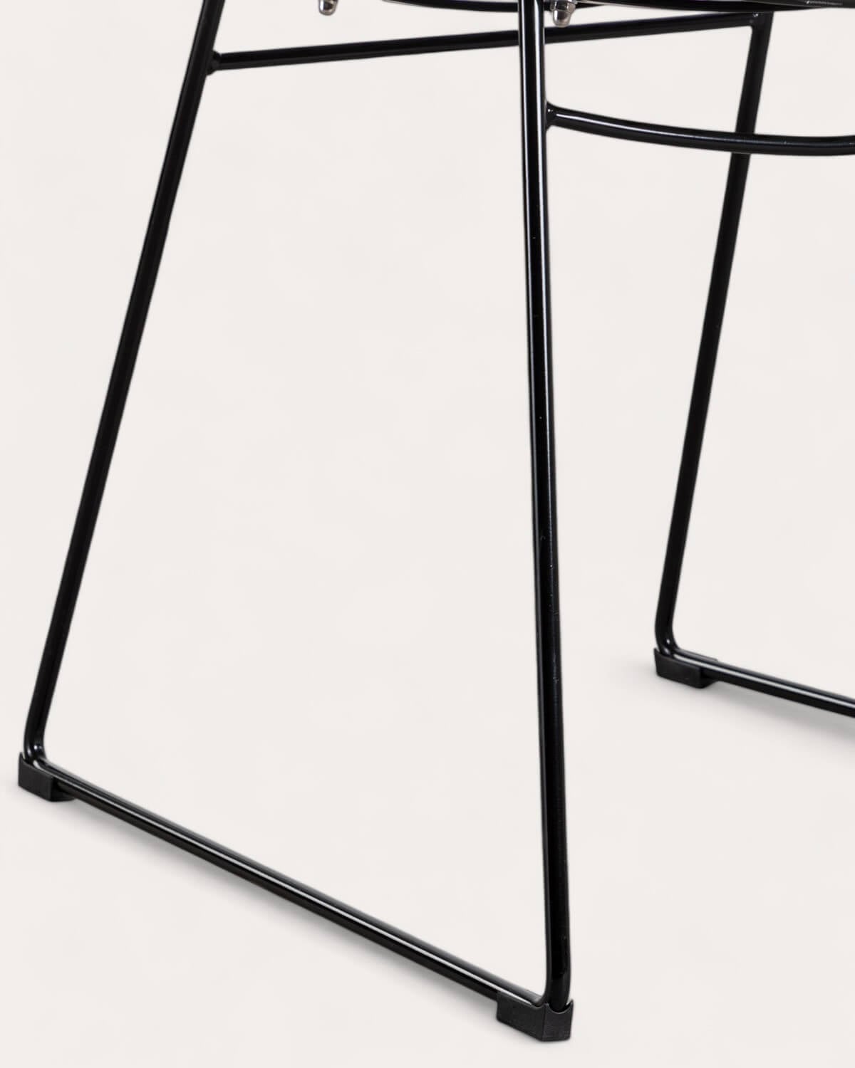 Pack 4 Chaises de Salle à Manger en Métal Dossier Bas Aras , image de la gelerie 8