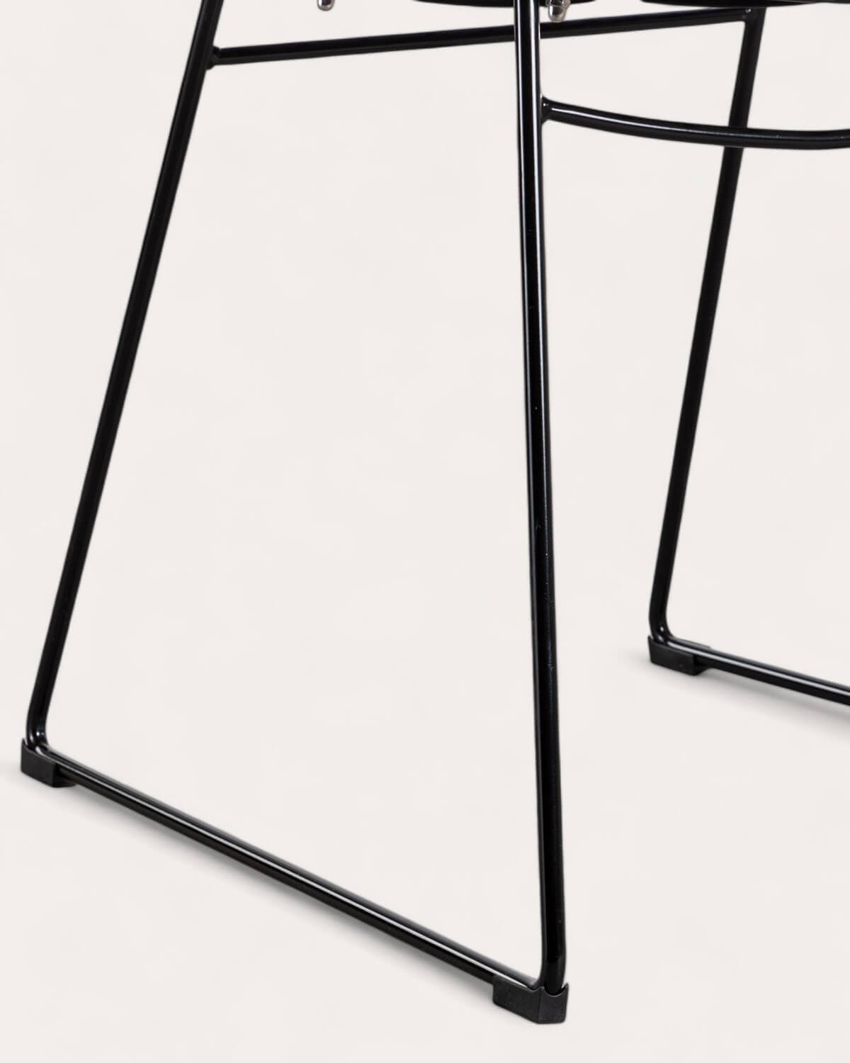 Pack 4 Chaises de Salle à Manger en Métal Dossier Bas Aras , image de la gelerie 7