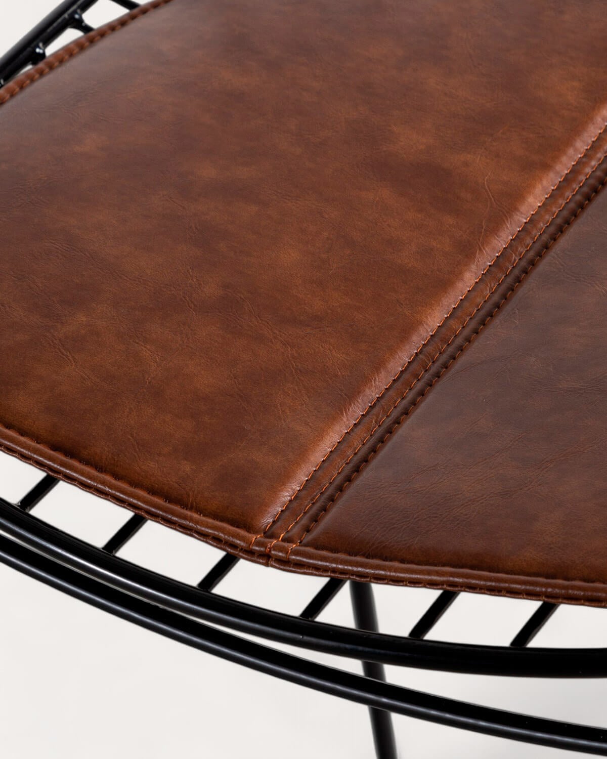 Tabouret Haut en Métal (66 cm) Dossier Bas Aras, image de la gelerie 6