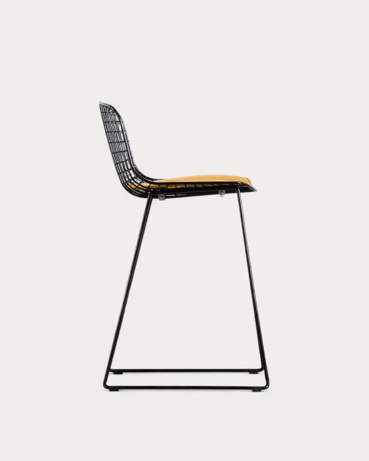 Tabouret Haut en Métal (66 cm) Dossier Bas Aras, image de la gelerie 2