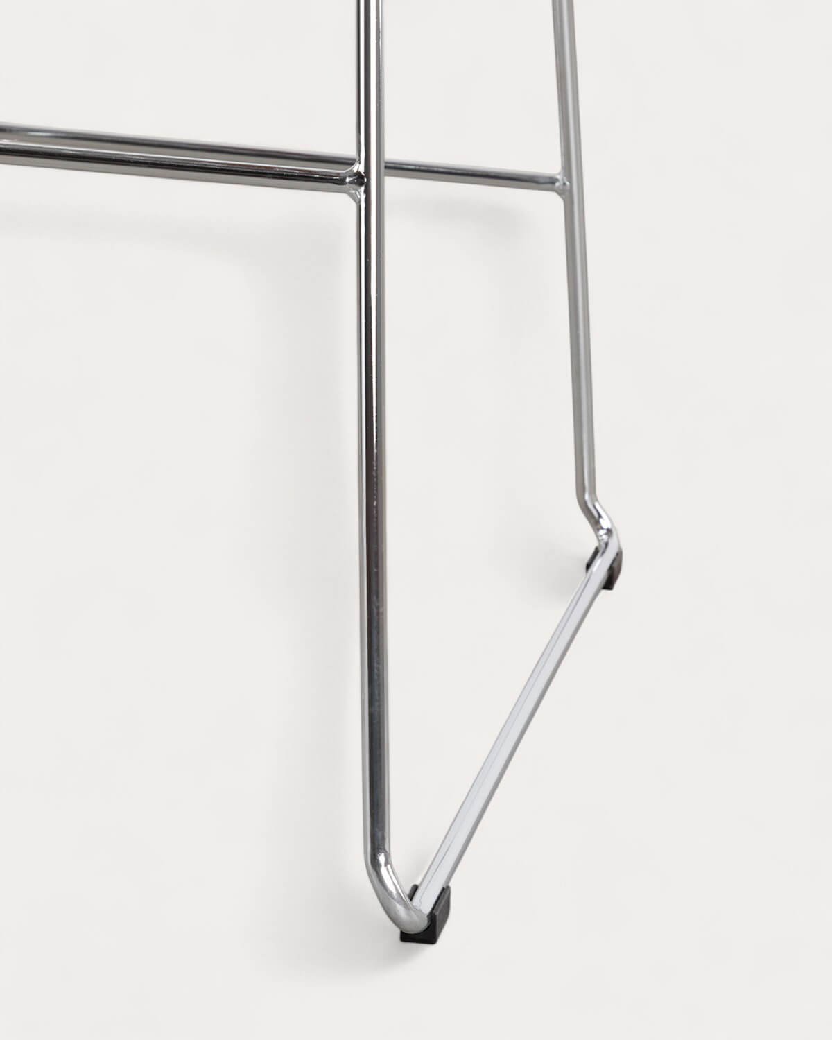 Tabouret Haut en Métal (66 cm) Dossier Bas Aras, image de la gelerie 8