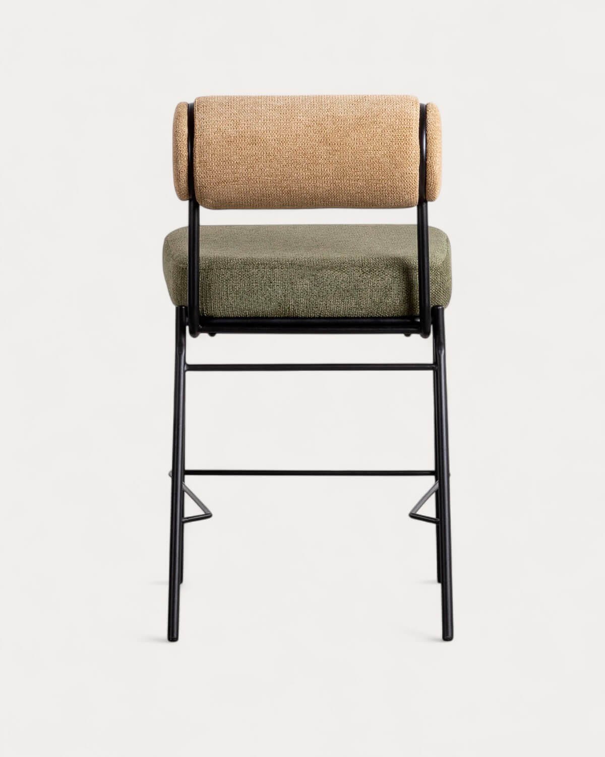 Tabouret Haut en Tissu et Métal (64,5 cm) Elin, image de la gelerie 5