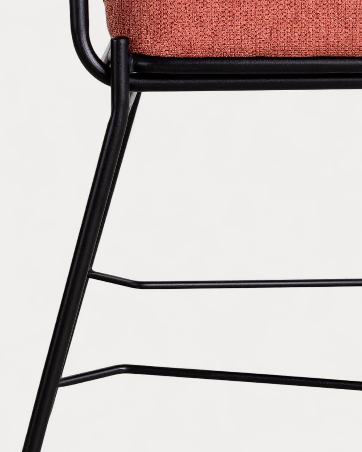 Tabouret Haut en Tissu et Métal (64,5 cm) Elin, image de la gelerie 8