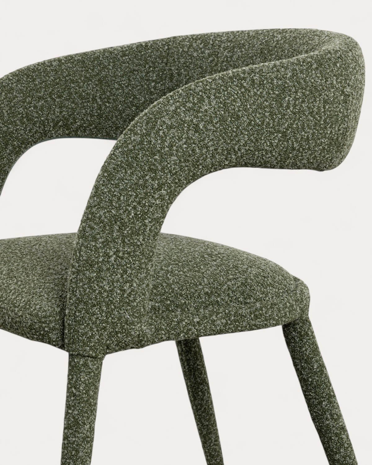 Pack de 2 Chaises de Salle à Manger en Tissu et Métal Ewen, image de la gelerie 7