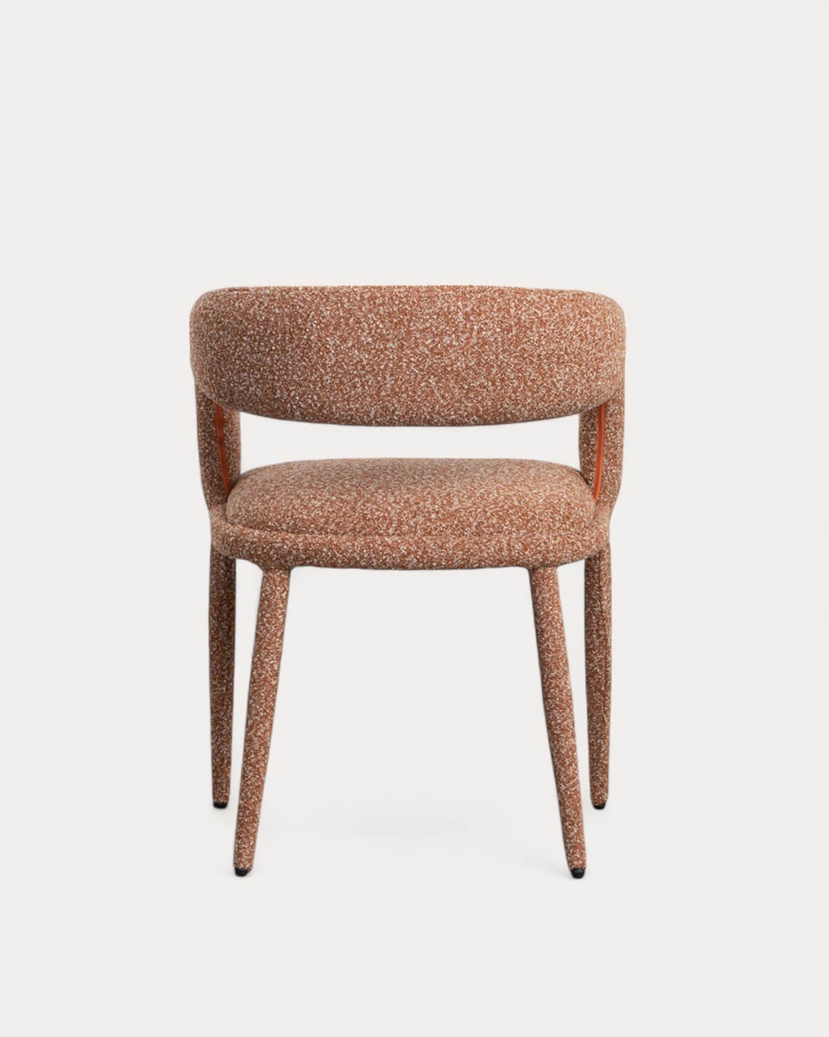 Pack 4 Chaises de Salle à Manger en Tissu et Métal Ewen, image de la gelerie 5