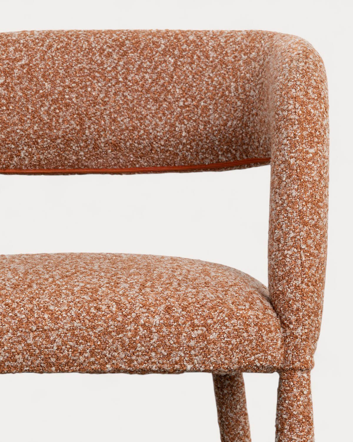 Pack 4 Chaises de Salle à Manger en Tissu et Métal Ewen, image de la gelerie 7