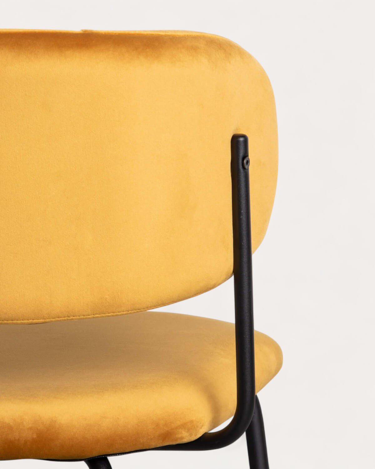 Chaise de Salle à Manger en Velours et Métal Bonse, image de la gelerie 6