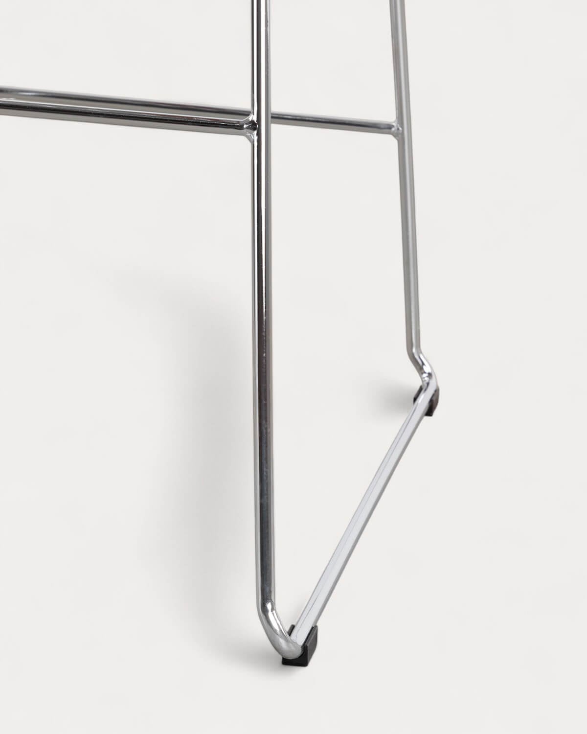 Pack de 4 Tabourets Hauts en Acier (66 cm) Dossier Bas Aras, image de la gelerie 6