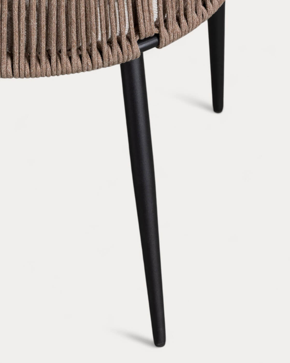 Pack 4 Chaises de Salle à Manger en Tissu et Corde Drean, image de la gelerie 8