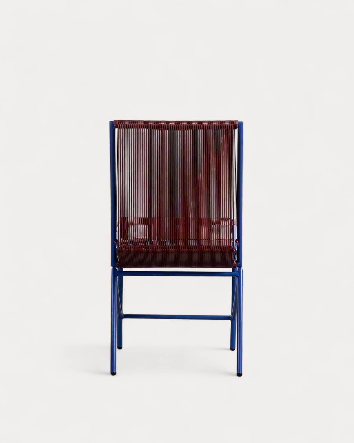 Chaise de Salle à Manger en Rotin Synthétique et Métal Couleurs Amur, image de la gelerie 5