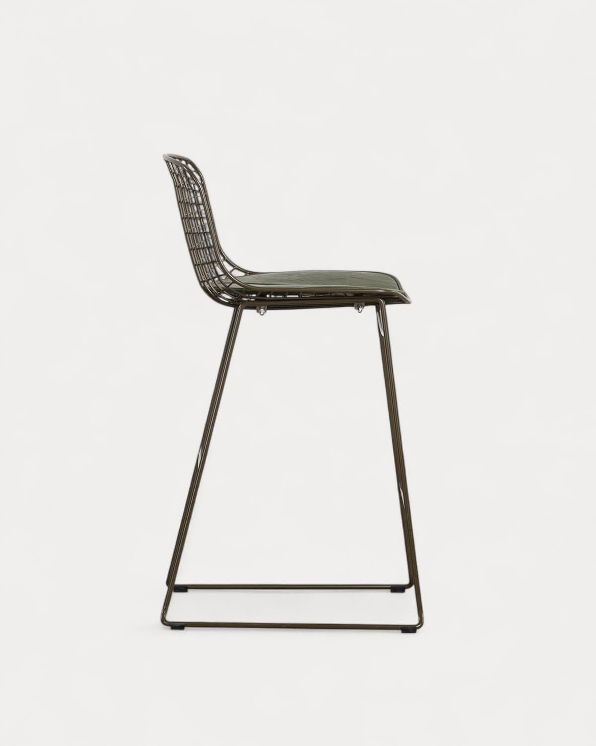 Tabouret à Dossier Bas en Métal (66 cm) Aras Fresh, image de la gelerie 3