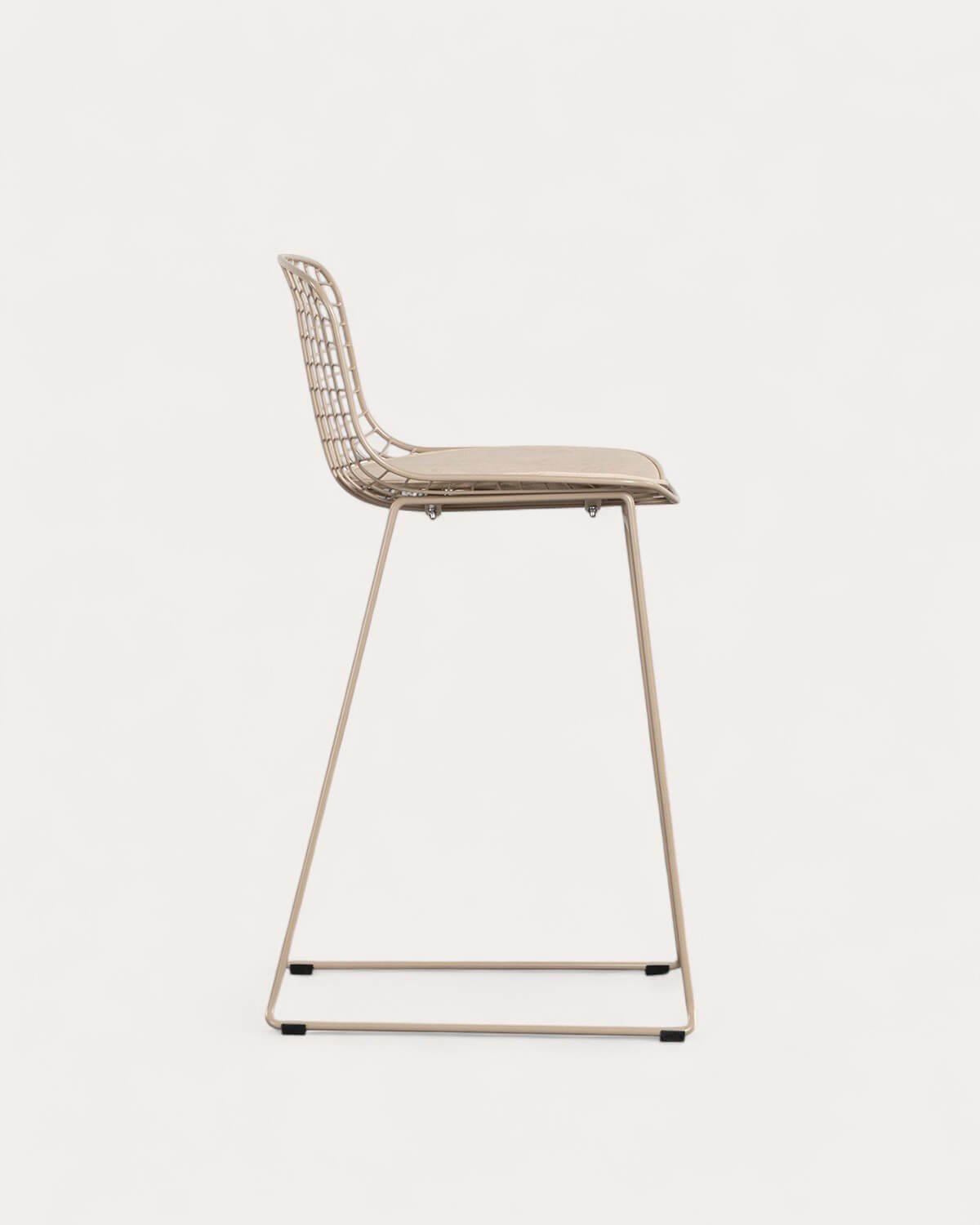 Tabouret à Dossier Bas en Métal (66 cm) Aras Fresh, image de la gelerie 2