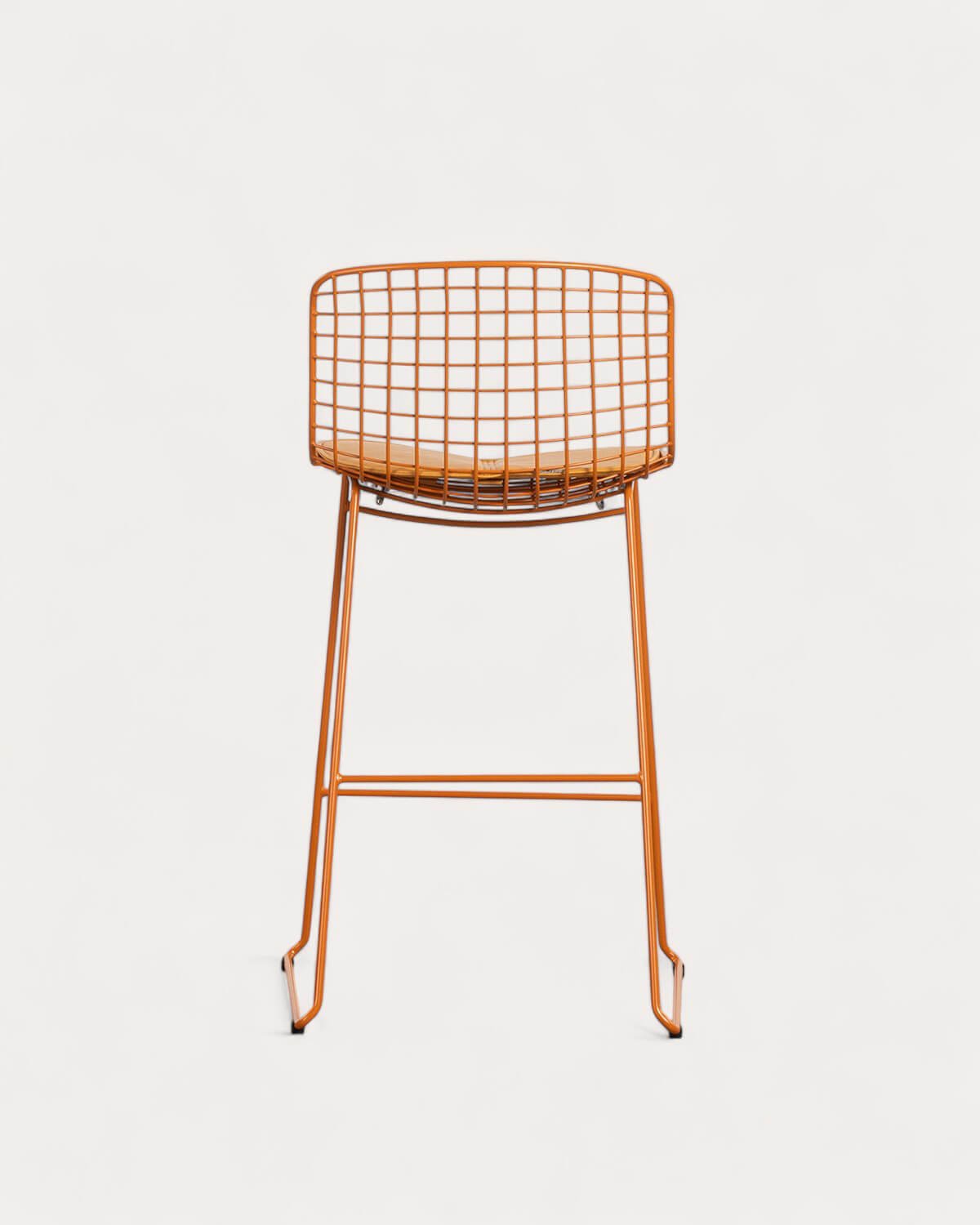 Pack de 2 Tabourets à Dossier Bas en Métal (66 cm) Aras Fresh, image de la gelerie 4