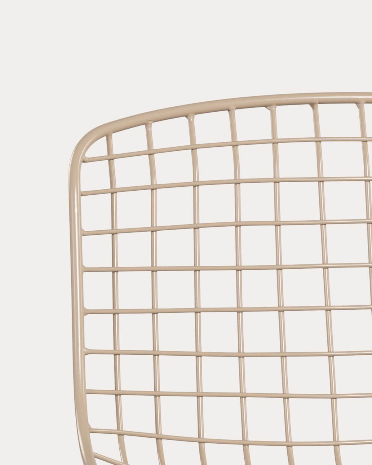 Pack de 4 Tabourets à Dossier Bas en Métal (66 cm) Aras Fresh, image de la gelerie 4