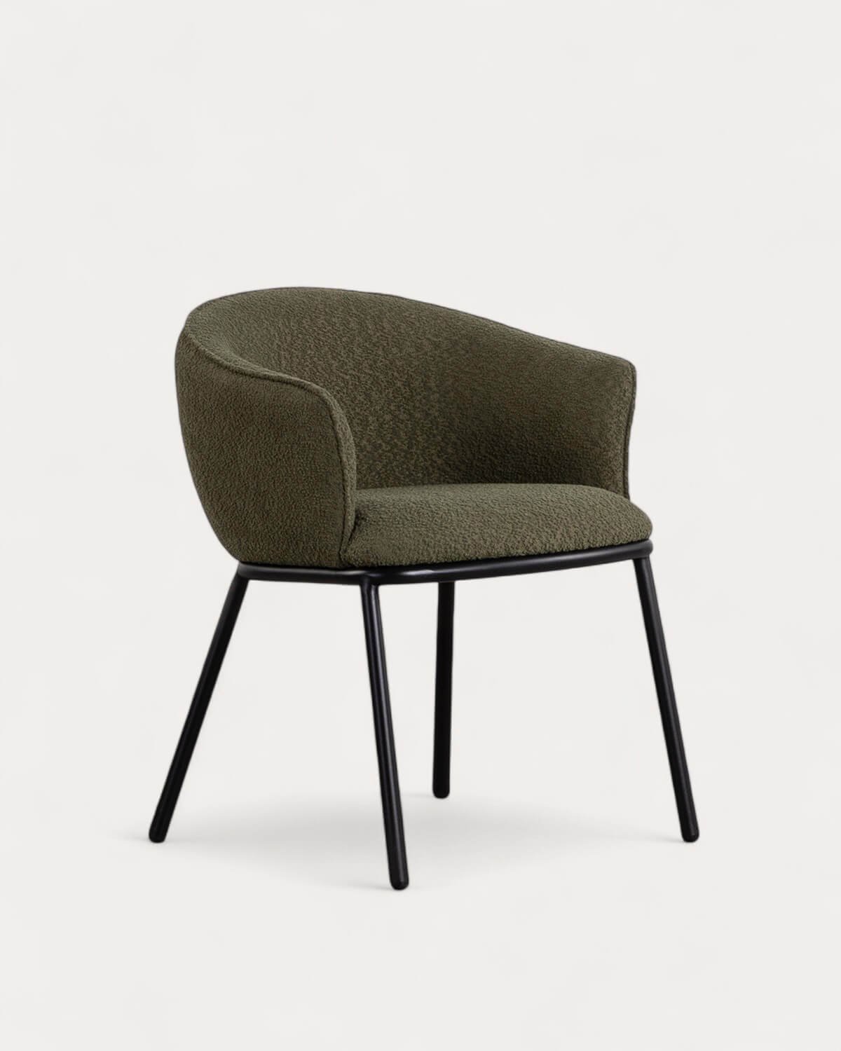 Chaise de Salle à Manger en Tissu et Métal Bonie, image de la gelerie 1