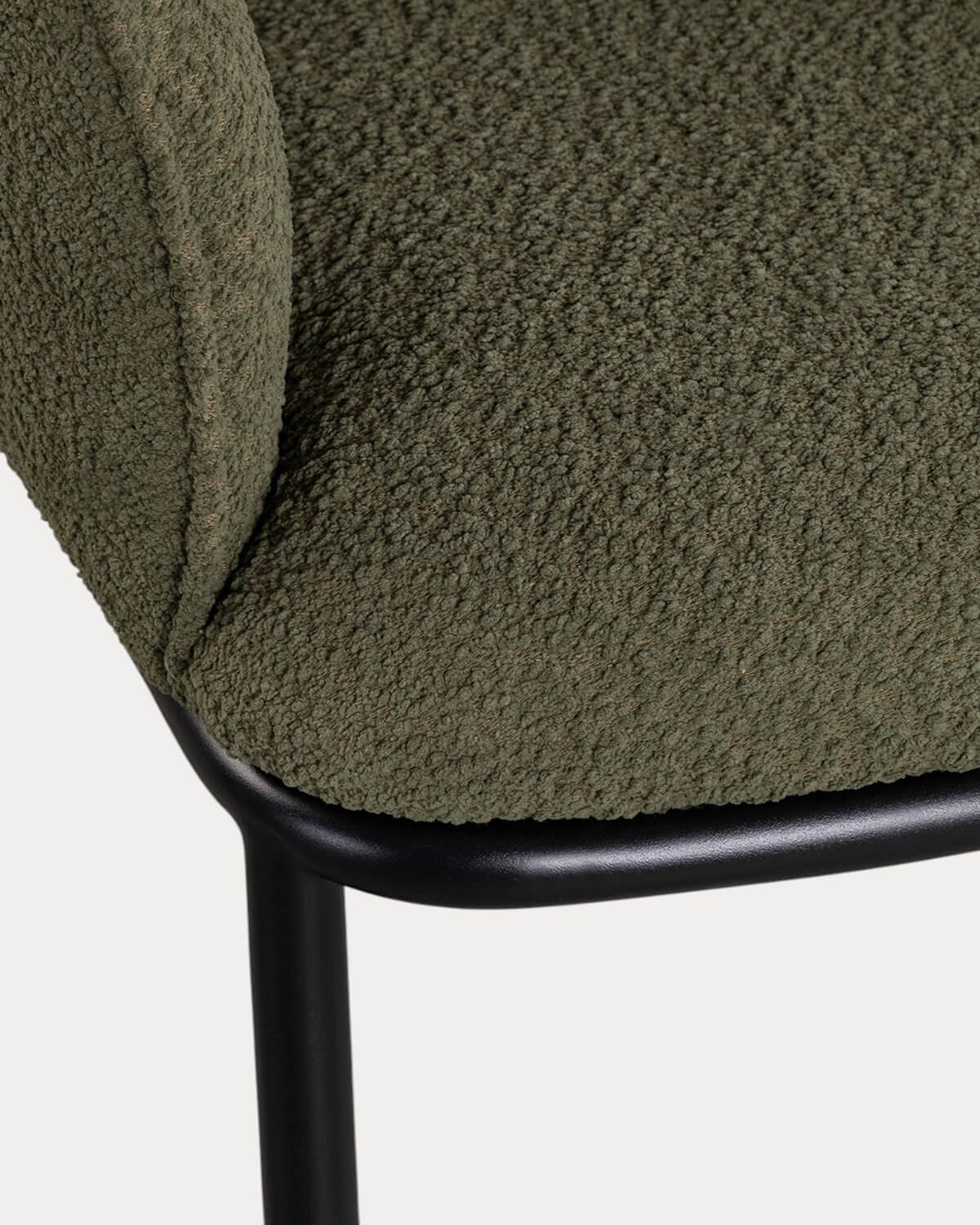 Pack 4 Chaises de Salle à Manger en Tissu et Métal Bonie, image de la gelerie 8