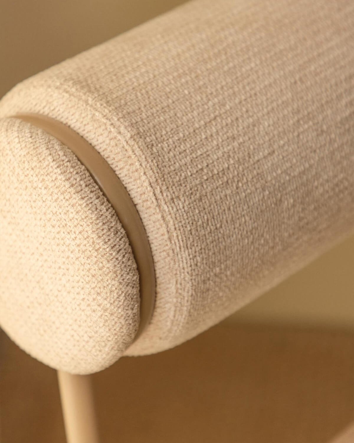 Pack de 2 Chaises de Salle à Manger en tissu et Métal Elin Soft, image de la gelerie 3