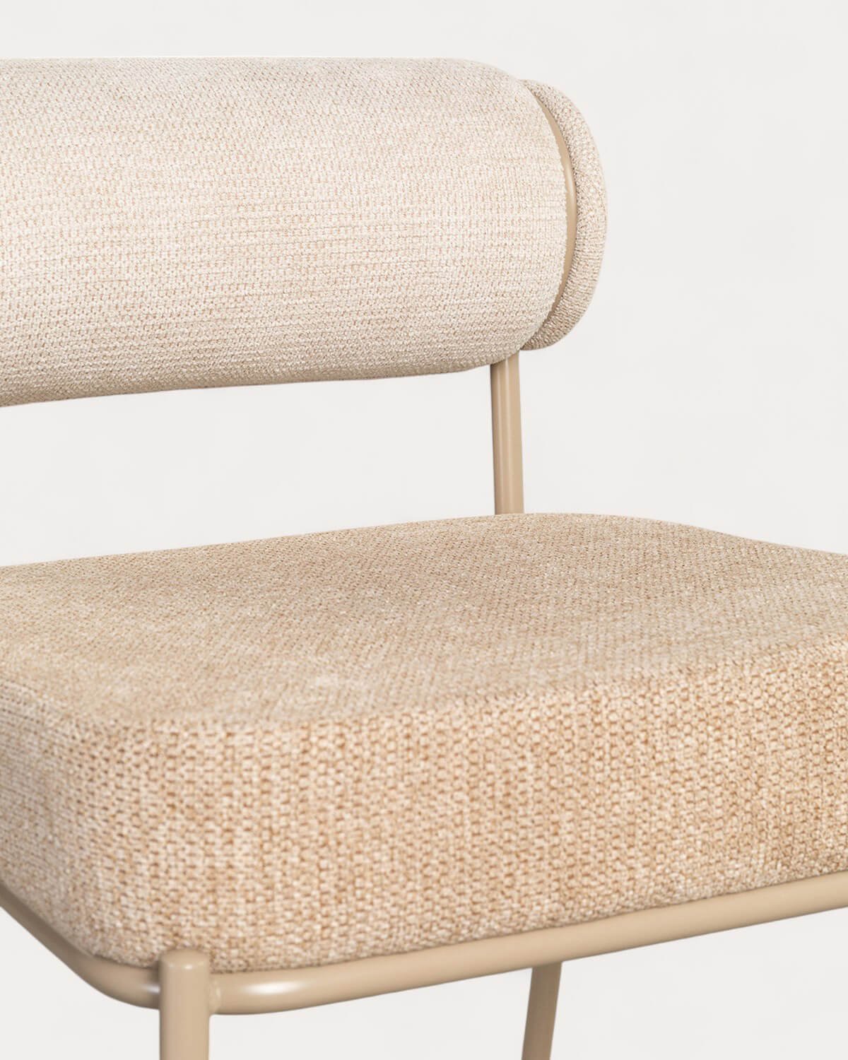 Tabouret Haut en Tissu et Métal (64,5 cm)  Elin Soft, image de la gelerie 4