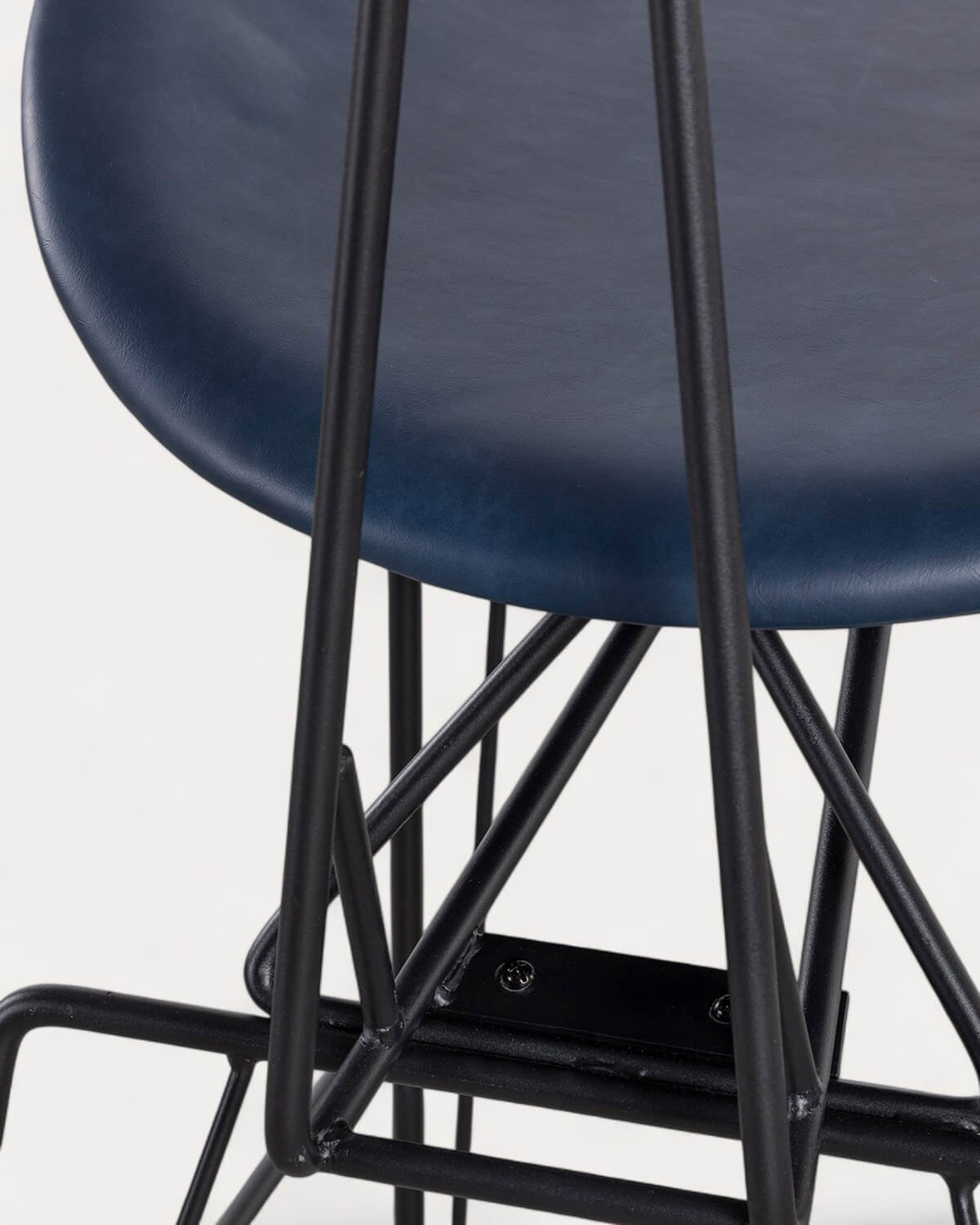 Tabouret Haut en Similicuir et Bois (76 cm) Antonela, image de la gelerie 5