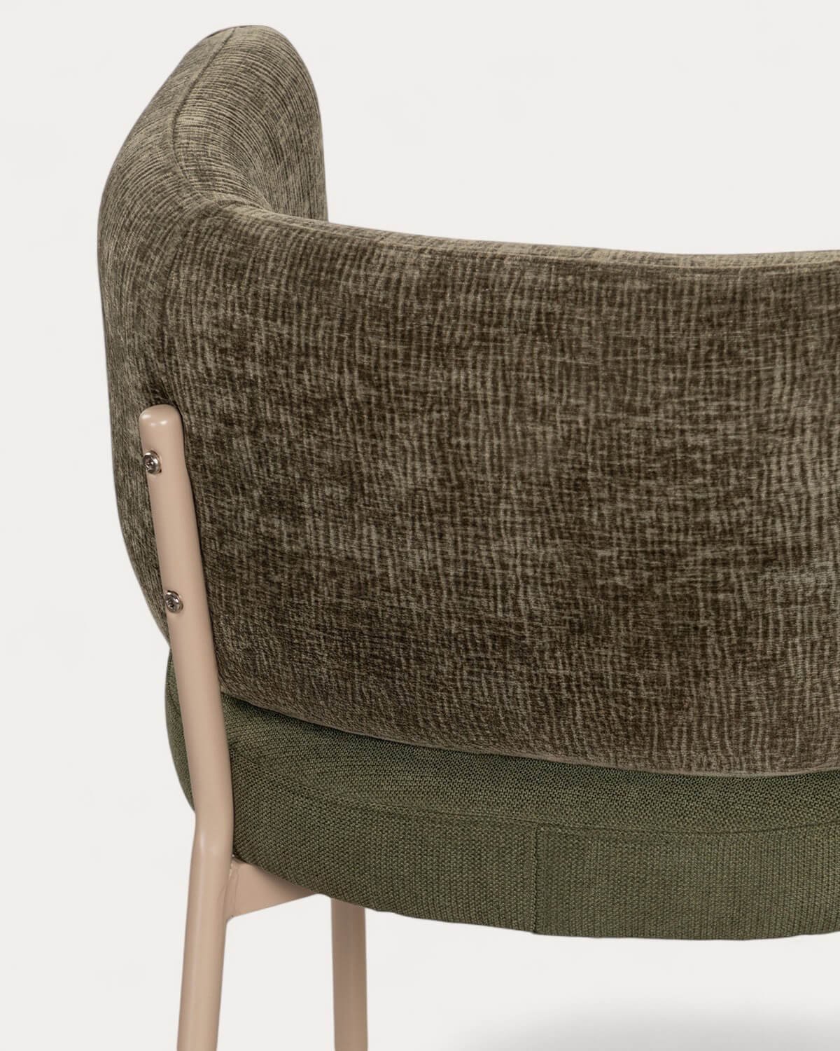 Pack 2 Tabourets Hauts en Tissu et Métal (64 cm) Hades Soft, image de la gelerie 4