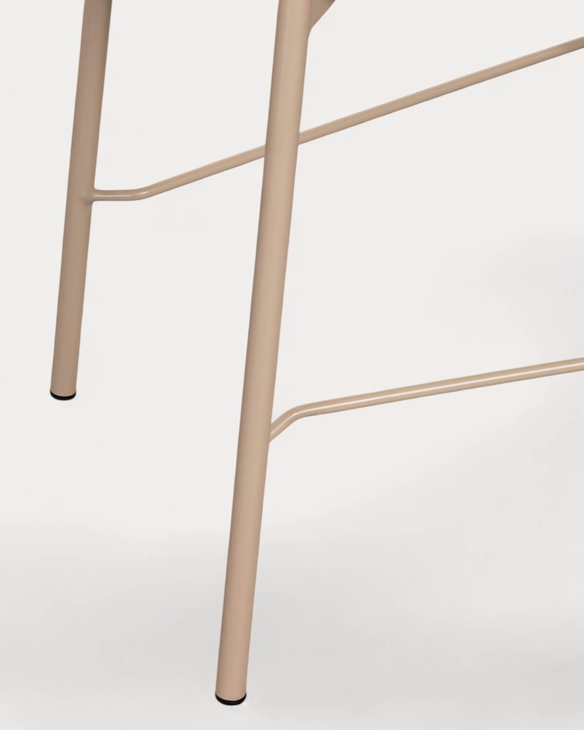 Pack 2 Tabourets Hauts en Tissu et Métal (64 cm) Hades Soft, image de la gelerie 6