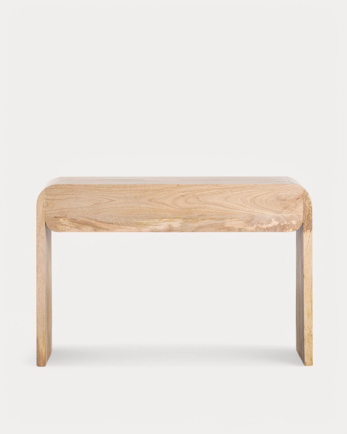 Console avec Deux Tiroirs en Bois de Mangue (120x40 cm) Vanile, image de la gelerie 5