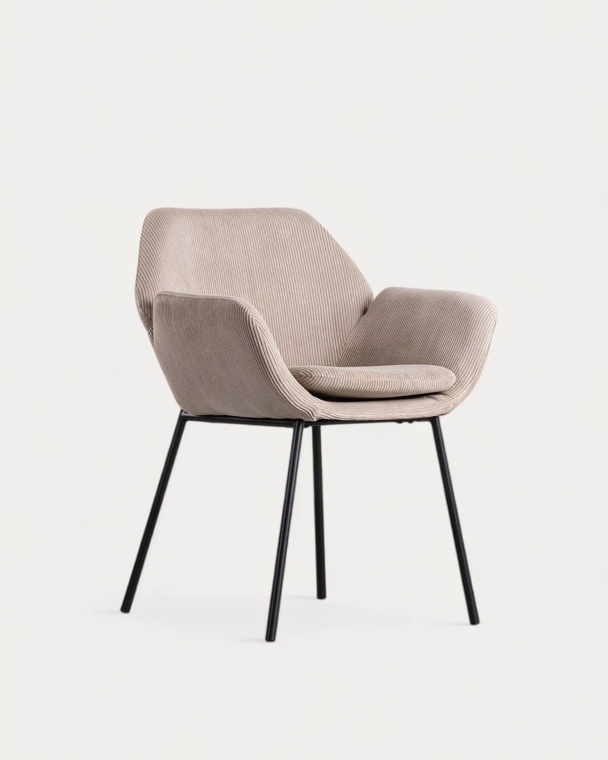 Chaise de Salle à Manger en Métal avec Accoudoirs Eider, image de la gelerie 1