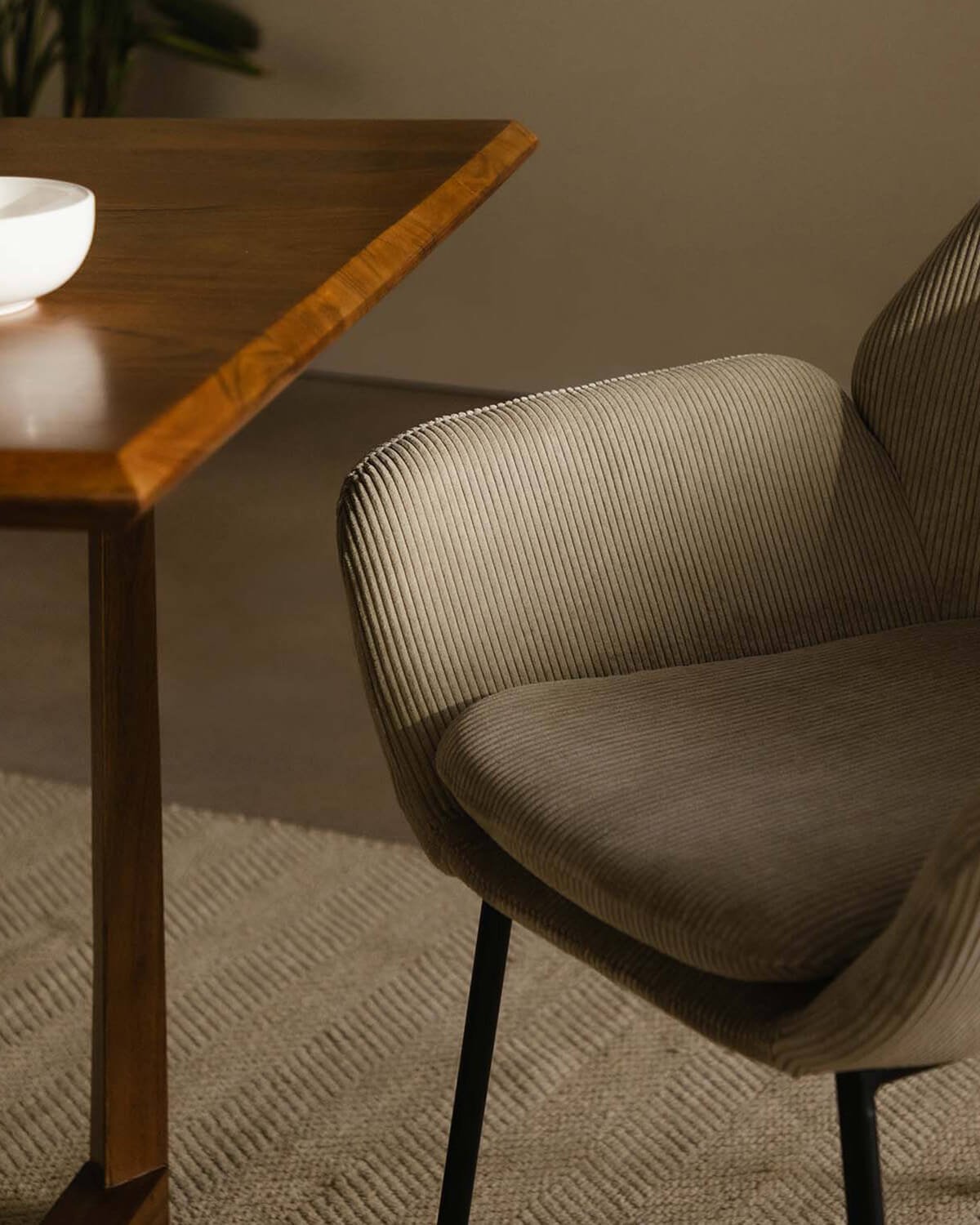 Chaise de Salle à Manger en Métal avec Accoudoirs Eider, image de la gelerie 3