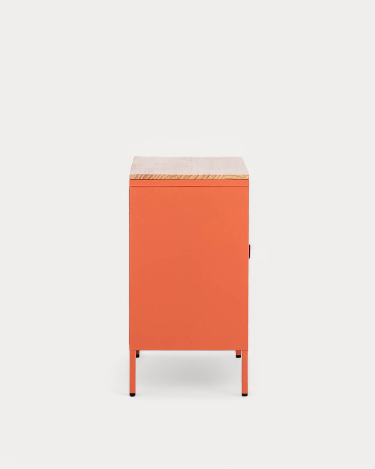 Buffet Bas avec 2 Portes 80x41 cm en Acier Laminé et Bois de Pin Varys, image de la gelerie 5