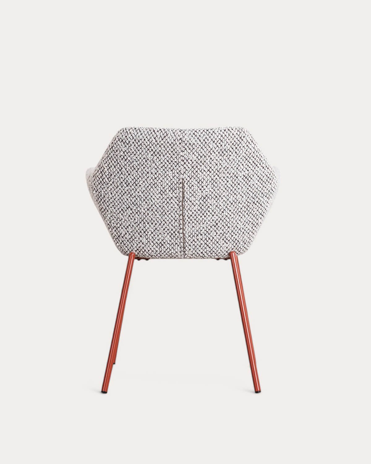 Chaise de Salle à Manger en Tissu Imprimé en Métal Eider , image de la gelerie 5