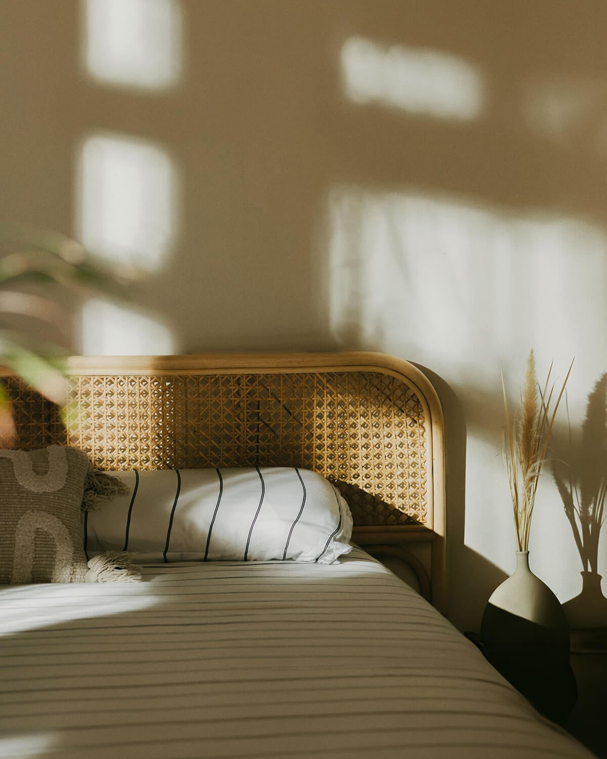 Tête de lit en rotin naturel pour lit de 160 cm Meili, image de la gelerie 2