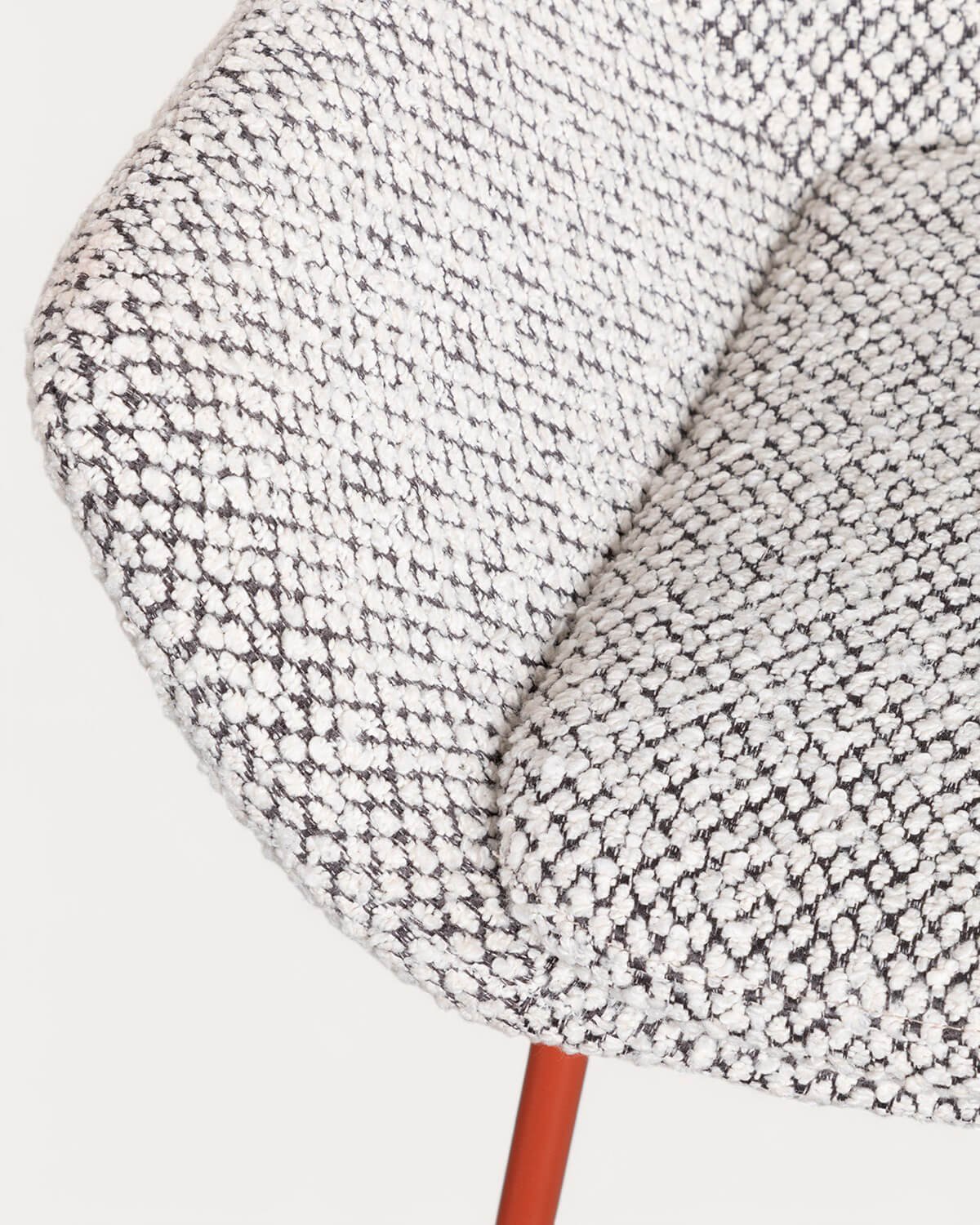 Pack 2 Chaises de Salle à Manger en Tissu avec Eider Imprimé et Métal , image de la gelerie 6