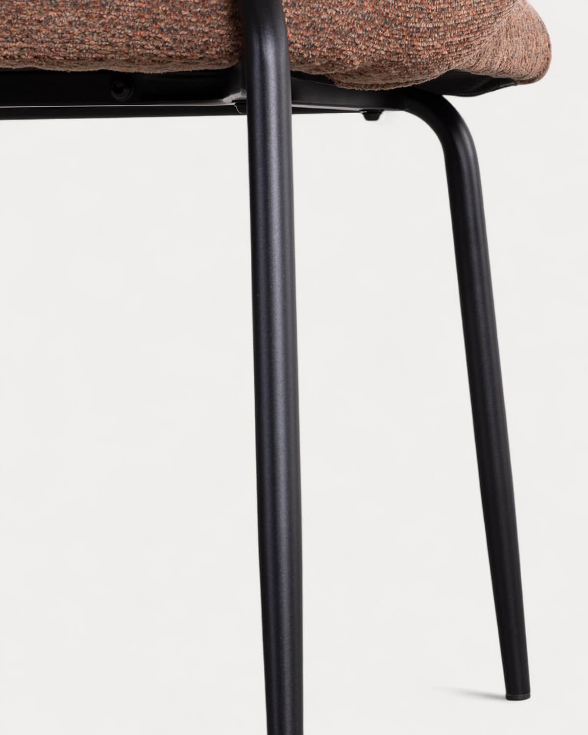 Pack 2 Chaises de Salle à Manger en Tissu et Métal Emna, image de la gelerie 8