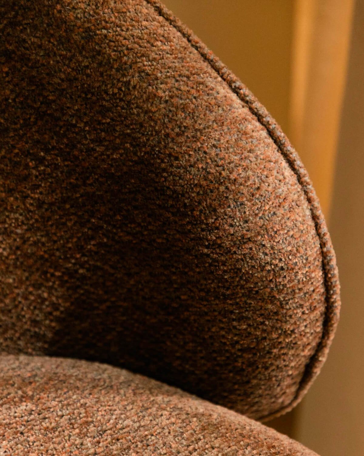 Pack 2 Chaises de Salle à Manger en Tissu et Métal Emna, image de la gelerie 3